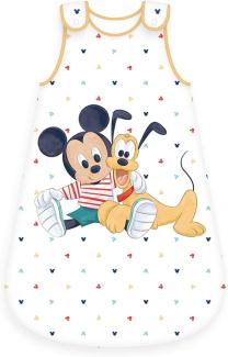 Herding Disney´s Mickey Mouse Baby-Schlafsack, Größe: 90 x 45 cm, Mit leichtläufigem Rundumreißverschluss, Mit zwei Druckknöpfen, Obermaterial: 100% Baumwolle, Füllung: 100% Polyester