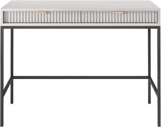 Selsey VELLORE - Schminktisch/Schreibtisch 104 cm (grau)