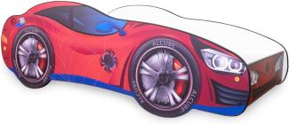 Autobett PKW SPIDER CAR mit Wandregal 140 x 70 cm
