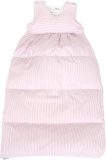 Tavolinchen Babyschlafsack Daunenschlafsack\"Streifen klassisch\" Kinderschlafsack - rose - 70cm