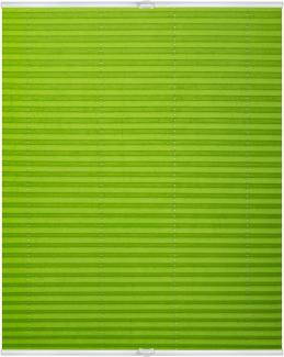 Lichtblick Plissee Klemmfix, ohne Bohren, verspannt, grün, 130 x 55 x 3 cm