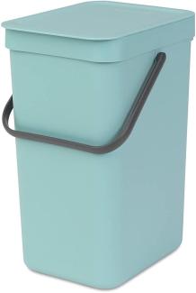 Brabantia Sort & Go Einbaubehälter, Plastik, Minzgrün, 12L