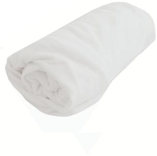 Domiva Spannbettlaken, wasserdicht, für Bett, 50 x 85 cm, Weiß
