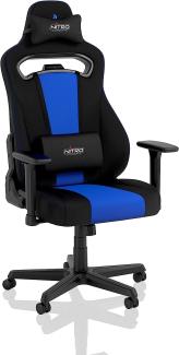 NITRO CONCEPTS E250 Gaming Stuhl - Bürostuhl Ergonomisch Schreibtischstuhl Zocker Stuhl Gaming Sessel Drehstuhl mit Rollen S