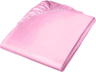 Fleuresse Mako-Satin-Spannlaken colours pink 4070 200x200