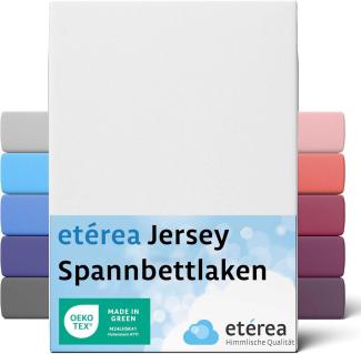 etérea Comfort Jersey Spannbettlaken Weiss 140x200 cm - 160x200 cm