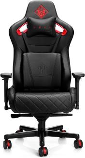 OMEN Citadel Gaming Chair Gaming-Stuhl, schwarz/rot, 143 x 59 x 62 cm