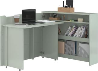 Schreibtisch Work Concept CW-01 (Farbe: Salbei, Seite: Links)