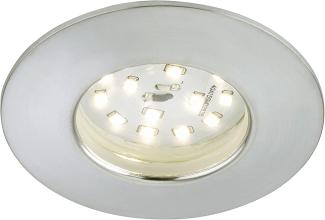 Briloner LED Einbauleuchte Attach alu Ø 7,5 cm