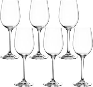 LEONARDO 061446 Ciao+ Weißweinkelch, Glas, 310 ml, H 21 cm, klar (6 Stück)