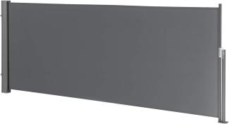 Seitenmarkise Mulhacén 120x300 cm Grau pro. tec