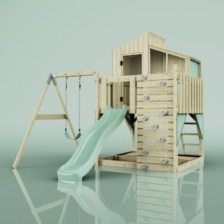 PolarPlay Spielturm Lotta aus Holz in Grün