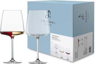 Zwiesel Glas VIVID SENSES samtig & üppig Weinglas 2er Set