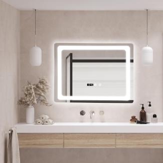 LED-Badspiegel Casoli 60x80cm Silber [pro. tec]