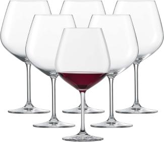 Schott Zwiesel Vina Burgunderpokal 140, 6er Set, Burgunderglas, Rotweinglas, Weinkelch, Weinglas, Glas, 732 ml, 110499