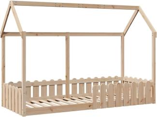 Kinderbett Hausbett 80x200 cm Massivholz Kiefer 850689