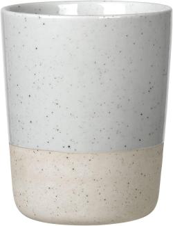 Blomus Sablo Thermobecher, 2er Set, Thermo Becher, Kaffeebecher, Keramik, Sand, 260 ml, 64159