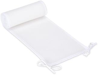 FabiMax Nestchen/Bettumrandung aus atmungsaktivem Netzstoff, 200 cm (55/90/55) - für Beistellbett Boxspring, weiß