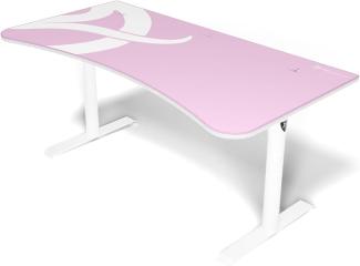 Arozzi Arena Gaming Desk - White Pink