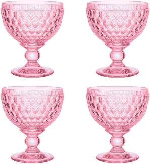 Villeroy & Boch Vorteilsset 4x Boston coloured Sektschale/Dessertschale rose rosa 1173090084