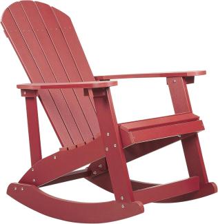 Schaukelsessel Holzwerkstoff Rot ADIRONDACK