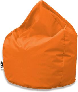 PATCH HOME Patchhome Sitzsack Tropfenform - Orange für In & Outdoor XXL 420 Liter - mit Styropor Füllung in 25 versch. Farben und 3 Größen