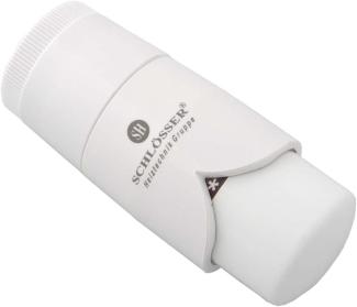 Schlösser Thermostatkopf Brilliant Schnappverschluß für Danfoss weiß 6005 00004