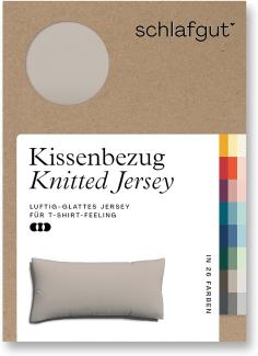 Adam Matheis Kissenbezug Knitted Jersey (BL 40x80 cm) BL 40x80 cm beige