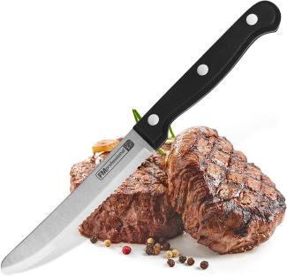 FMprofessional 21214 Steak-/ Pizzamesser mit Wellenschliffklinge und Kunststoffgriff / Messer / Fackelmann