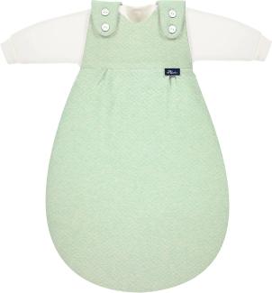 Alvi Baby-Mäxchen Schlafsack 3tlg. Special Fabric Quilt grün 80/86