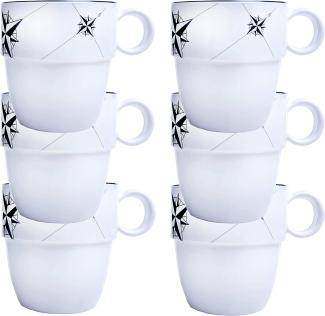 Kaffeebecher / Mug / Kaffee-Pott - Northwind - 6er Set