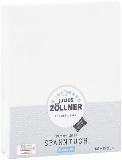 Julius Zöllner 5510020000 - Wasserdichtes Spannbetttuch, 60 x 120 cm