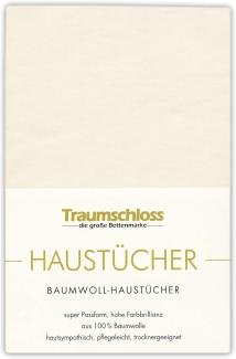 Betttuch Haustuch, Traumschloss, 100% Baumwolle, Gummizug: ohne, (1 Stück), aus 100% Baumwolle, ohne Gummizug