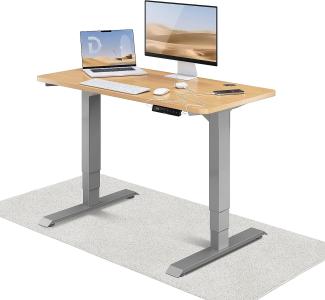 Höhenverstellbarer Schreibtisch (120 x 60 cm) - Schreibtisch Höhenverstellbar Elektrisch mit Flüsterleisem Dual-Motor & Touchscreen - Hohe Tragfähigkeit - Stehtisch von Desktronic