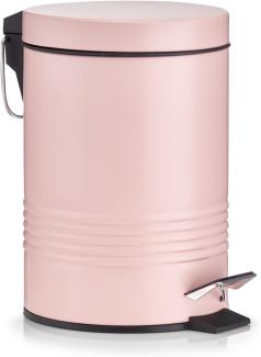 Treteimer - Rosé, Rillenoptik - 3 Liter