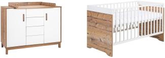Schardt 'Timber' 2-tlg. Babyzimmer-Set inkl. Kinderbett und Wickelkommode