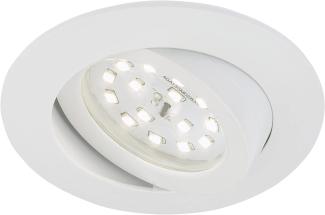 Briloner LED Einbauleuchte Attach weiß Ø 8,2 cm