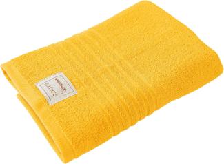 Bio Baumwolle Handtücher - alle Größen & Trendfarben Liegetuch, 70x200 cm, amber