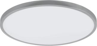 Eglo 97552 LED Aufbauleuchte FUEVA 1 silber rund Ø60cm H:3cm 3000K