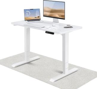 Höhenverstellbarer Schreibtisch (120 x 60 cm) - Schreibtisch Höhenverstellbar Elektrisch mit Flüsterleisem Dual-Motor & Touchscreen - Hohe Tragfähigkeit - Stehtisch von Desktronic