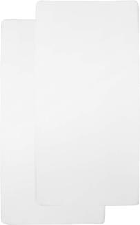 Meyco Jersey Spannbettlaken Kinderbett - 2er Set - 60x120 cm - Weiß