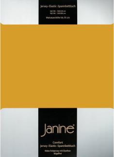 Janine Spannbetttuch ELASTIC-JERSEY Elastic-Jersey honiggold 5002-73 150x200