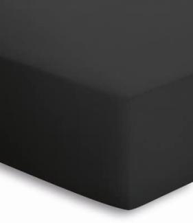 Schlafgut Basic Jersey Spannbettlaken | 140x200 - 160x200 cm | schwarz