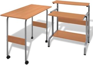 Schreibtisch, Braun, 90 x 45 x 74 cm