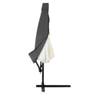 Deuba Schutzhülle Sonnenschirm für 3 Meter Schirme Schirm Abdeckhaube Abdeckung Hülle Plane Ampelschirm anthrazit