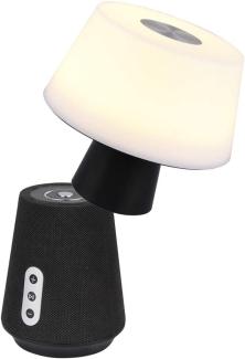 LED Tischleuchte LINDE mit Lautsprecher ? mobile Akku Lampe
