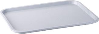 APS Fast Food-Tablett (B)450 x (T)355 mm, grau aus Polypropylen, Höhe: 20 mm - 1 Stück (543)