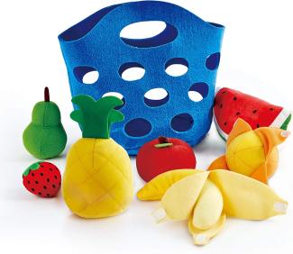 Hape E3169 Obstkörbchen Zubehör für Kinderküchen und Kaufmannsladen, ab 18 Monaten