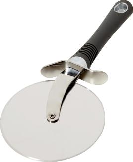 Kitchen Craft Pizzaschneider 10cm mit Komfortgriff, Edelstahl, Silber-Grau, 28 x 18 x 18 cm