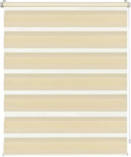 GARDINIA EASYFIX Doppelrollo Kleben Klemmen Abdunklung diverse Farben & Größen Beige - 50 x 150 cm - Gardinia